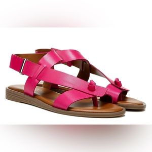 Franco Sarto fuchsia pink sandals | size 7.5 | Amazing condition. Like new!!
